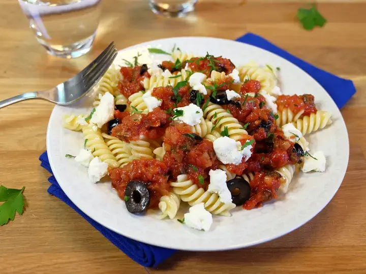 Pâtes à la grecque