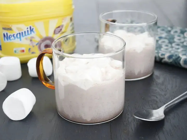 Chocolat chaud aux marshmallows