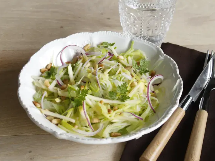 Salade poireaux vinaigrette
