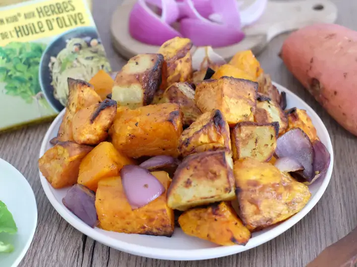 Légumes rôtis à l'air fryer