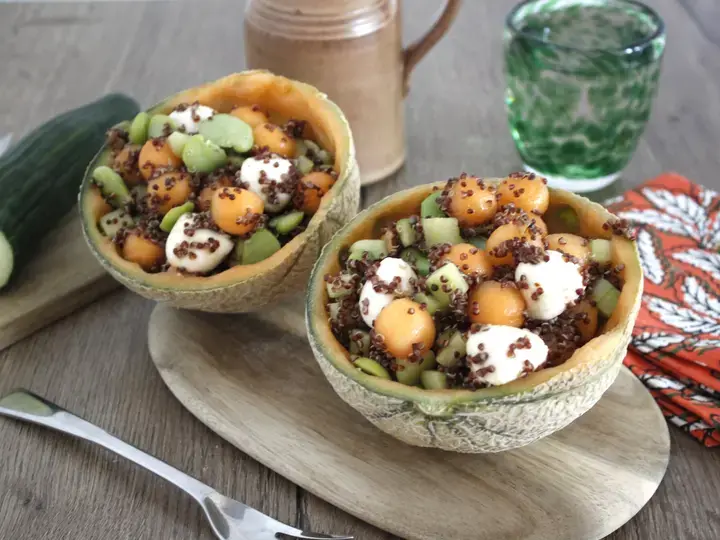 Melon garni