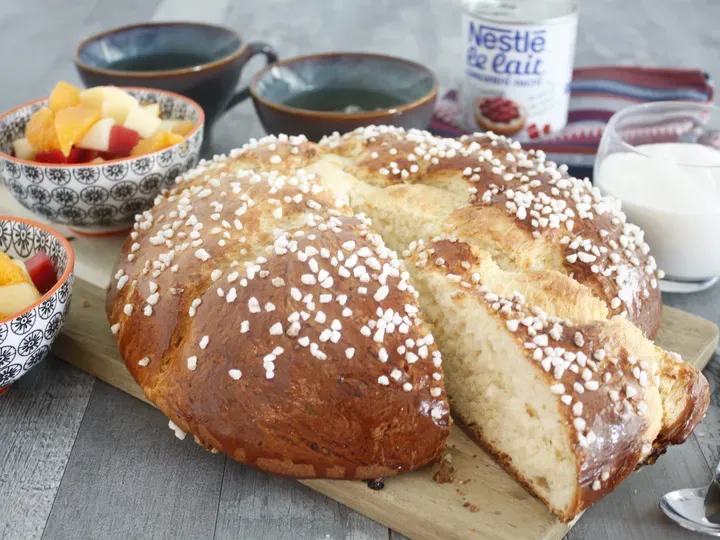 Brioche moelleuse au lait concentré