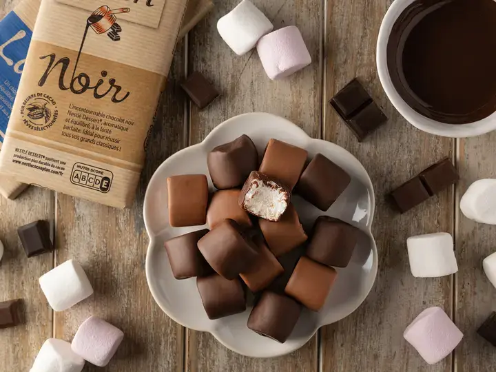 Marshmallows au chocolat