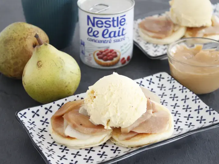 Pancakes et confiture de lait