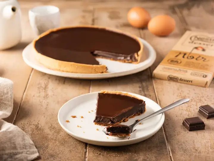 Tarte au chocolat noir
