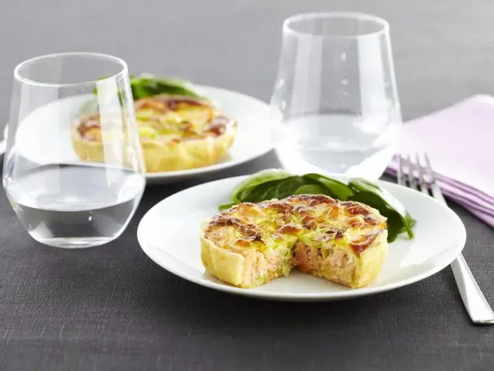 Quiche au saumon