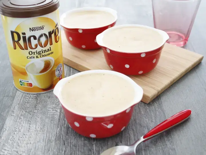 Mousse de fromage blanc au citron et ricoré