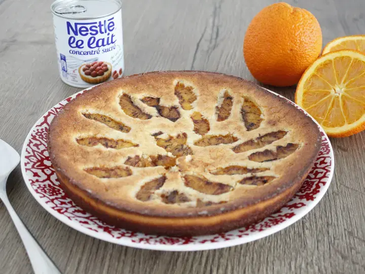 Amandine aux oranges caramelisées