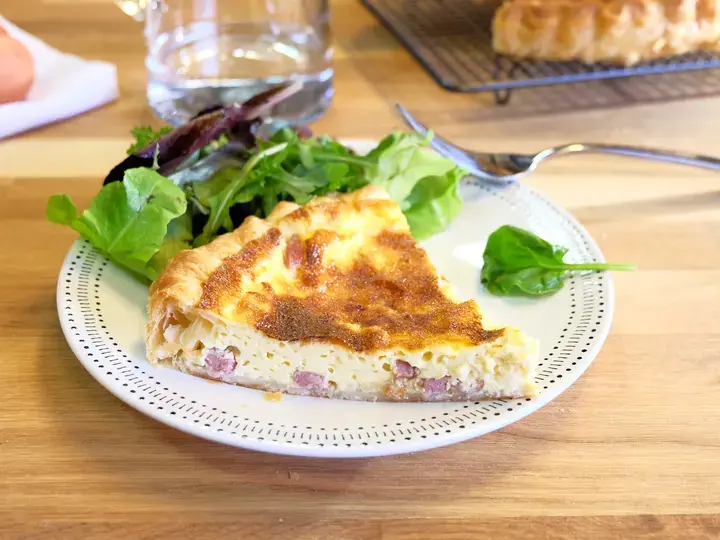 Quiche Lorraine sans crème