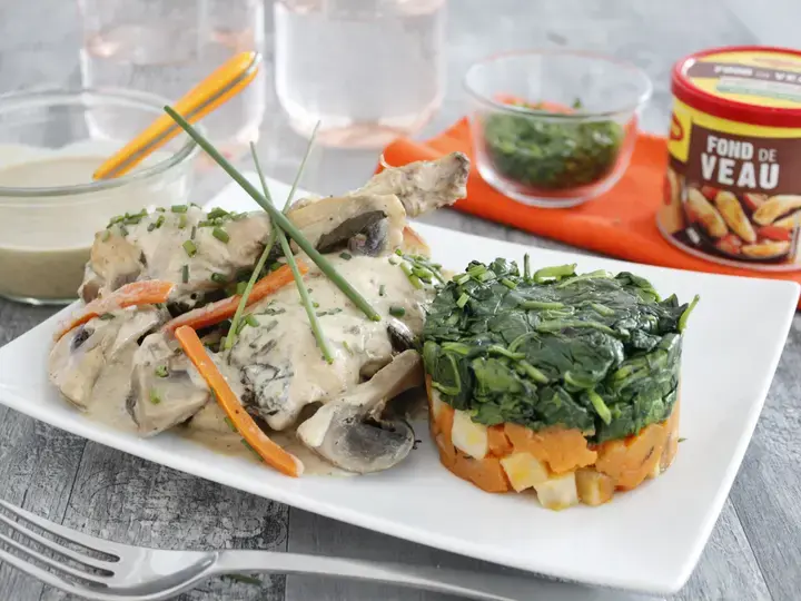 Lapin sauce champignons