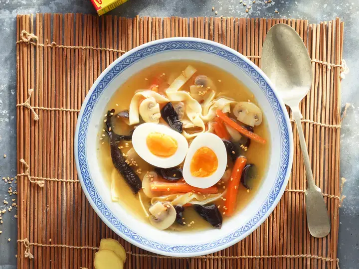 Tagliatelles soupe Miso