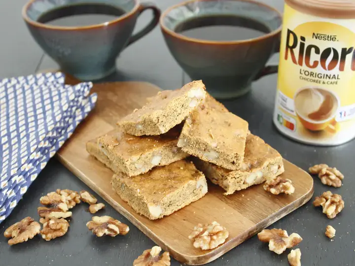 Gâteau noix Ricoré à la farine de pois chiche