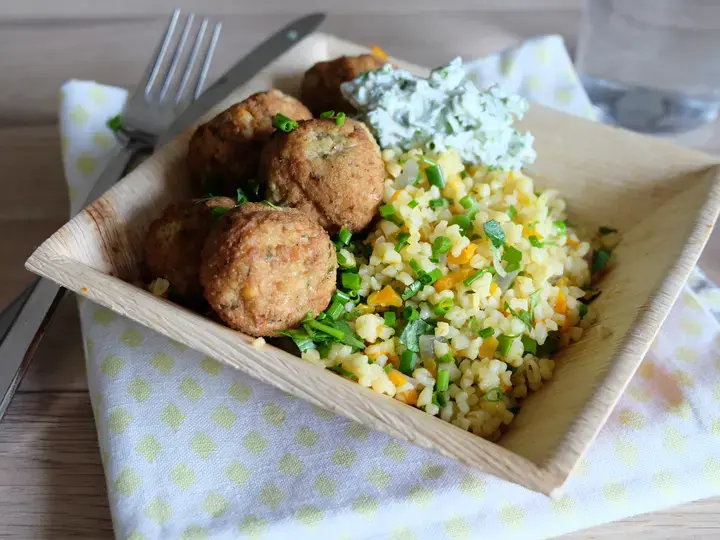 Falafels au boulgour et fines herbes Cookeo