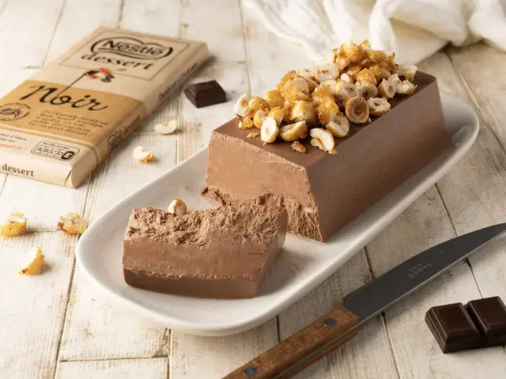 Semifreddo au chocolat noir