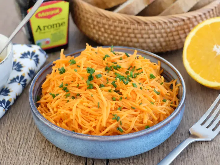 Salade de carottes à l'orange