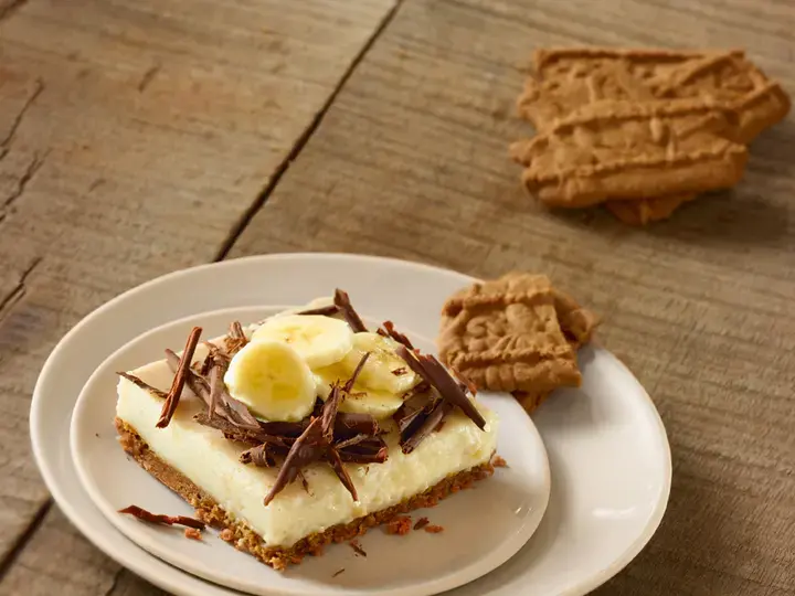 Cheesecake banane speculoos