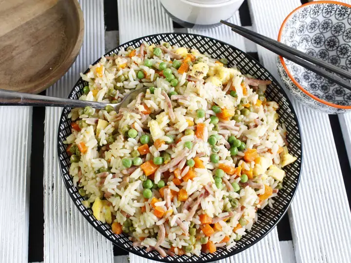 Riz cantonnais simplissime au cookeo