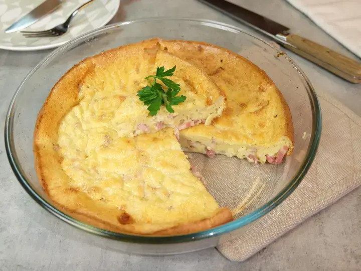 Quiche Lorraine sans vaisselle