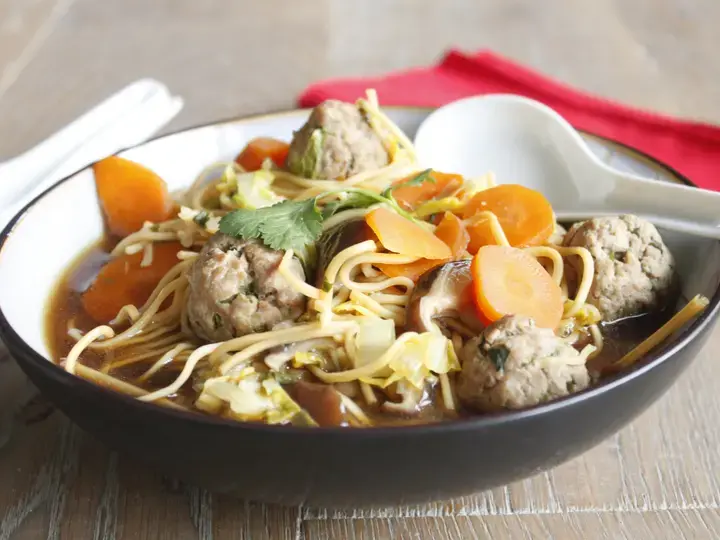 Ramen de boulettes de porc