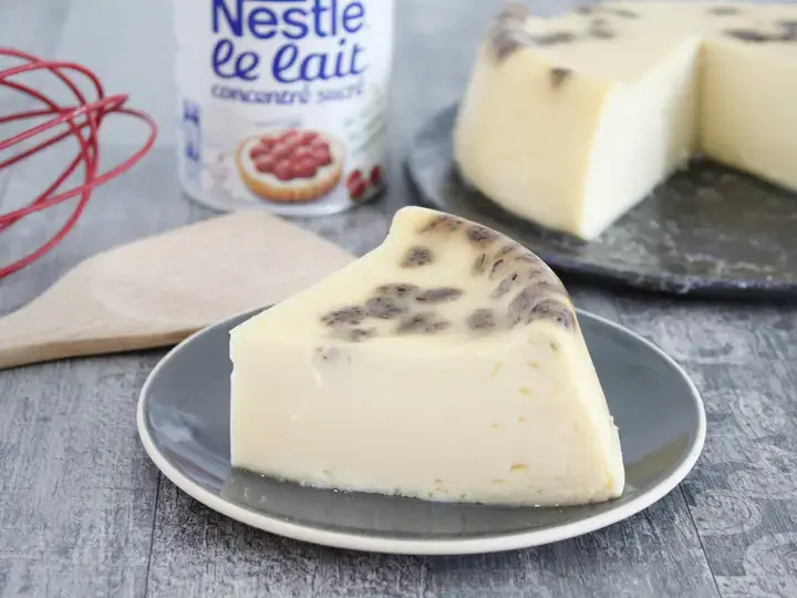 Flan aux oeufs et raisins secs Cookeo