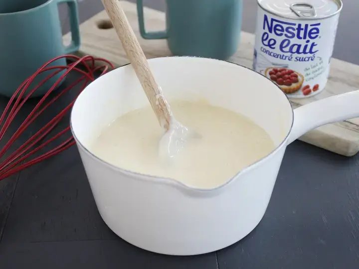 Crème pâtissière au lait concentré sucré