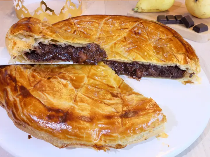 Galette des rois poire chocolat
