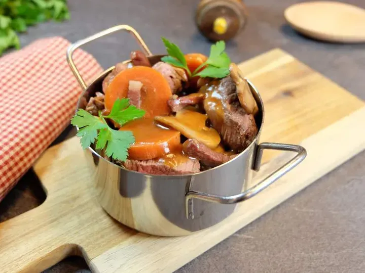 Boeuf bourguignon anti gaspi