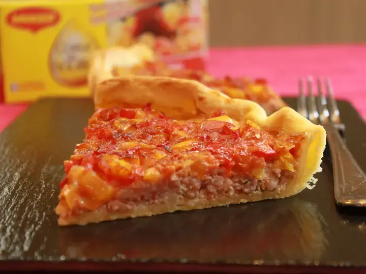 Quiche façon tomates farcies