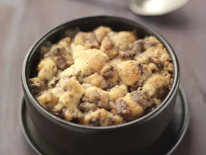 Crumble chocolat ananas (pas avant octobre 2009)