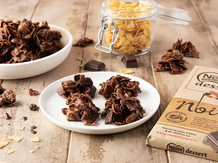 Roses des sables au chocolat noir