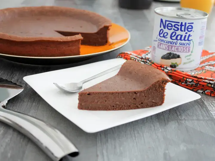 fondant chocolat sans lactose