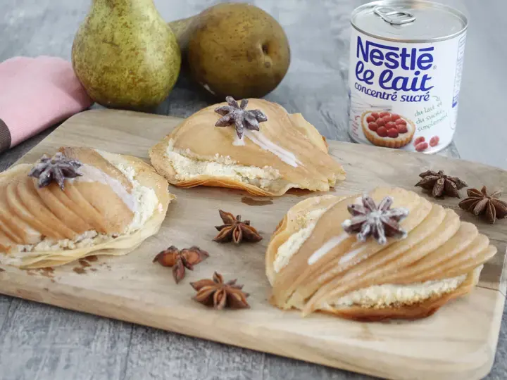 Fines tartelettes aux poires et à l'anis étoilé