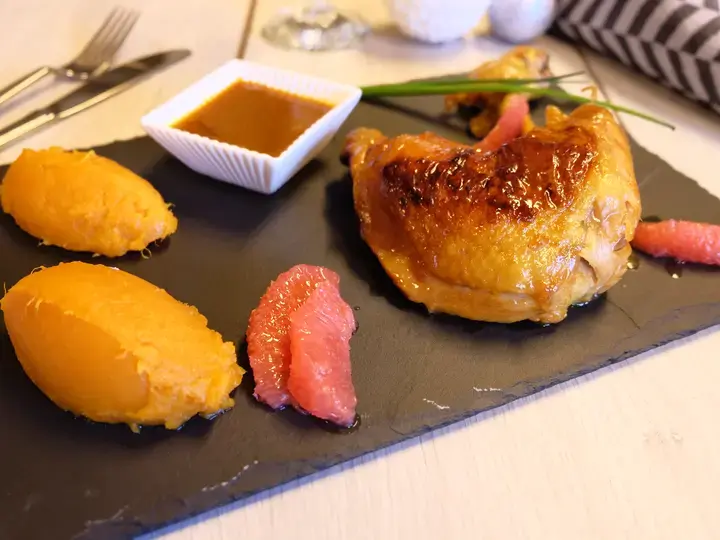 Chapon aux agrumes de fêtes Cookéo