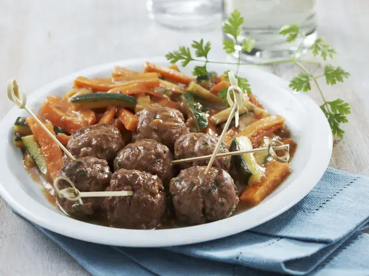 Boulettes de boeuf à la moutarde maison
