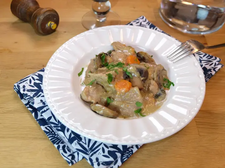 Blanquette de veau au lait de coco