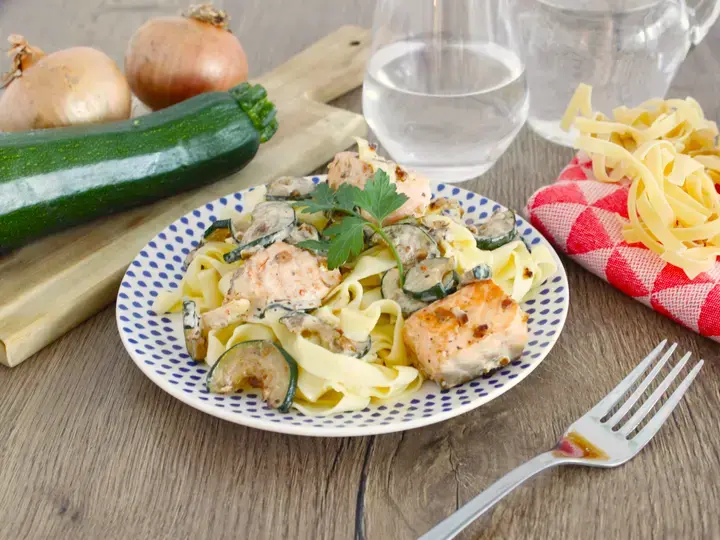 Tagliatelles aux courgettes
