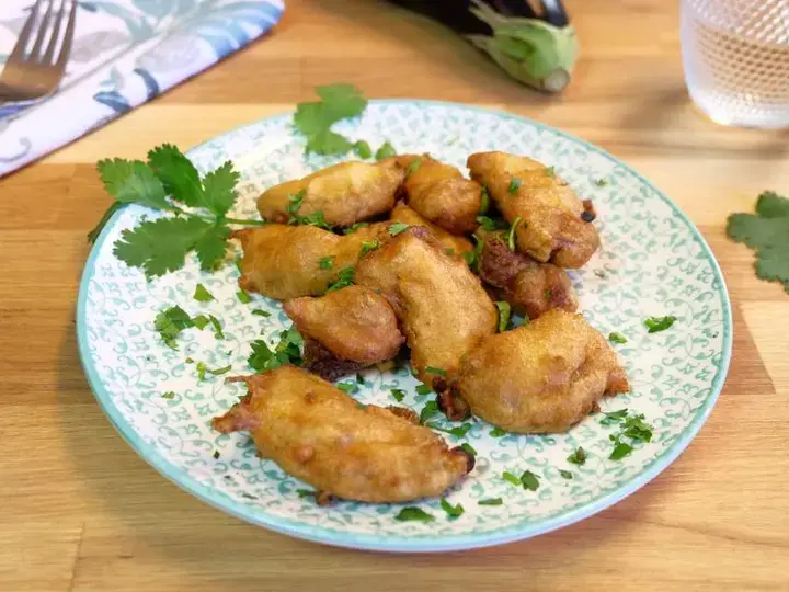 Beignets d'aubergines indiens