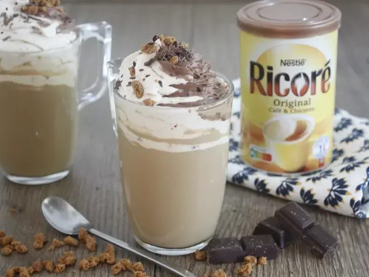 Boisson RICORÉ® Original, Café &amp; Chicorée et chantilly marbrée