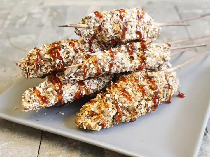 Poulet croustillant aux céréales et graines