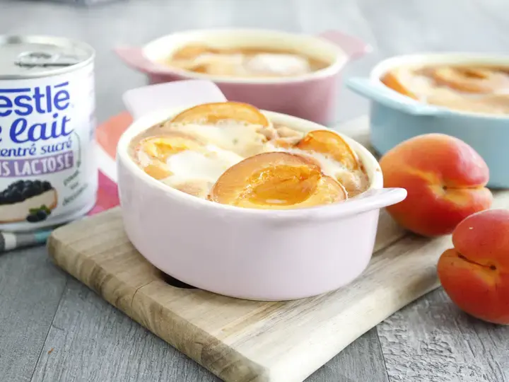 clafoutis abricots sans lactose