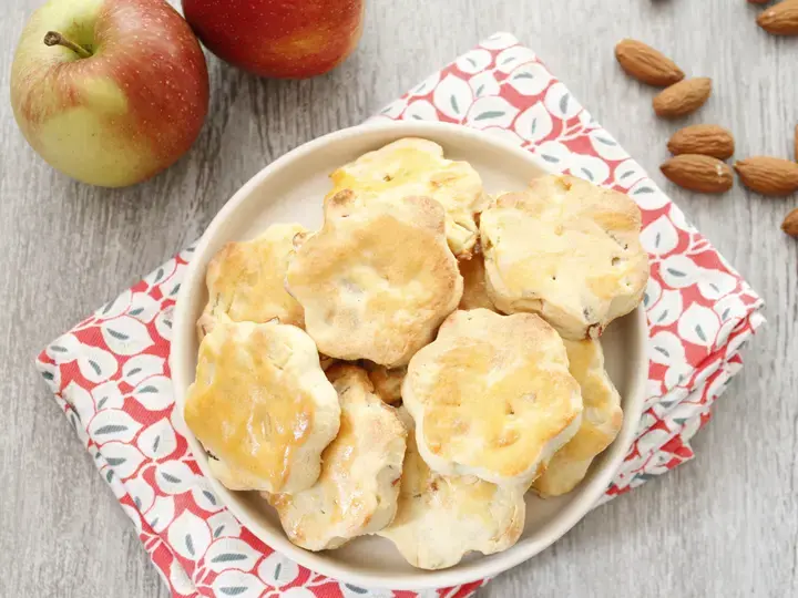 Petits sablés à la pomme