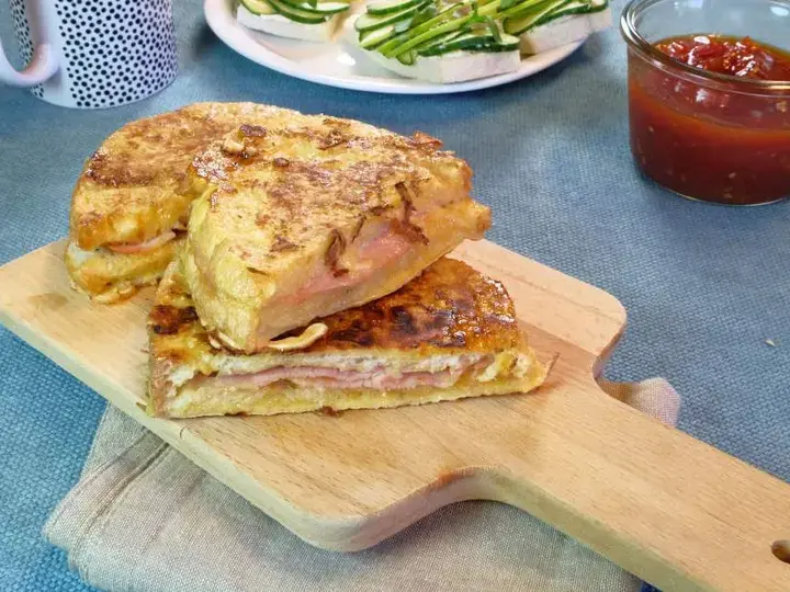 Pain perdu au bacon