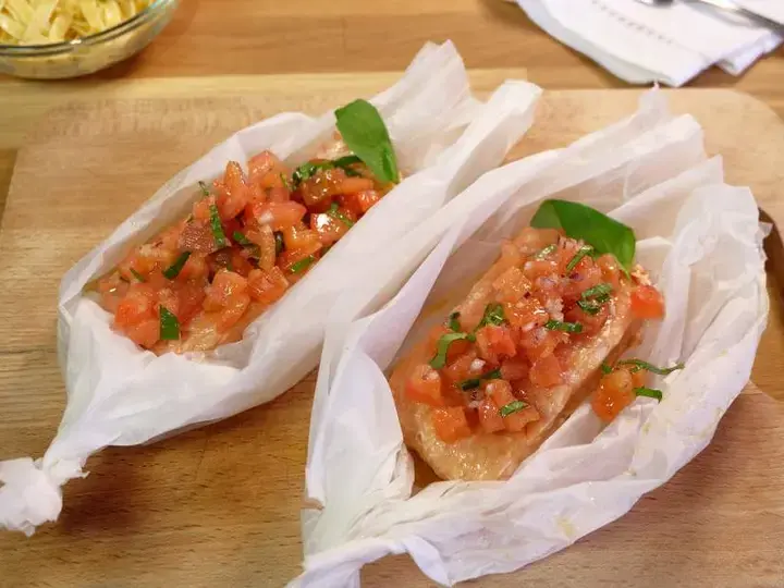 Papillotes de saumon