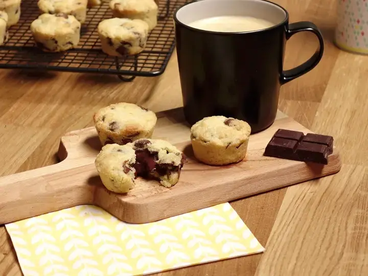 Cookie surprise au coeur de chocolat