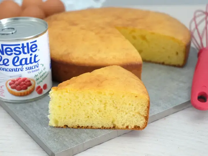 Gateau moelleux au lait concentré