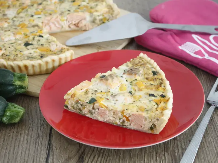 Quiche au saumon