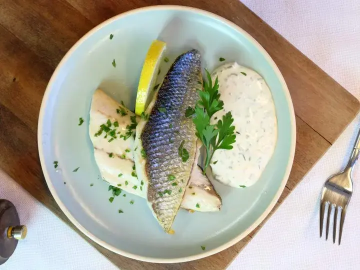 Loup de mer sauce citron