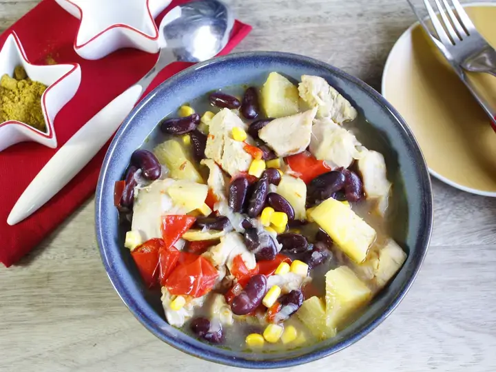 Poulet ananas maïs Cookeo