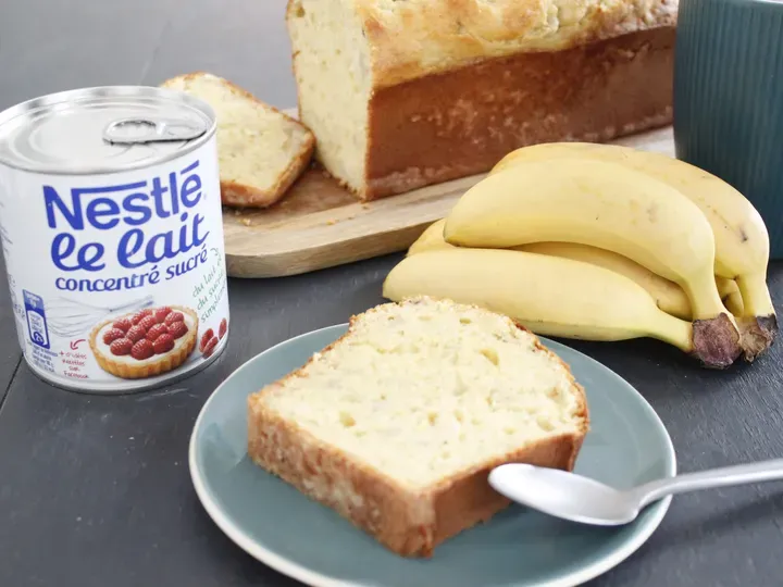 Banana Cake au lait concentré scuré