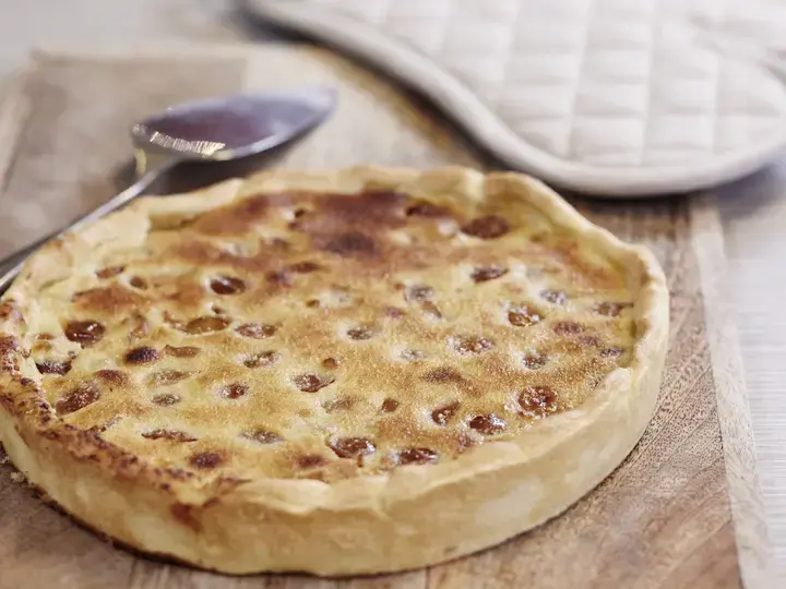 Tarte aux mirabelles et amandes